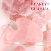 Jade Roller & Gua Sha Set – Pink Facial Massage Tools