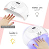 72W UV LED Nail Lamp for Gel Polish Curing