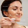 Jade Roller & Gua Sha Set – Pink Facial Massage Tools