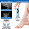 Electric Foot Callus Remover – Rechargeable Pedicure Tool, 3 Rollers