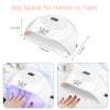 72W UV LED Nail Lamp for Gel Polish Curing